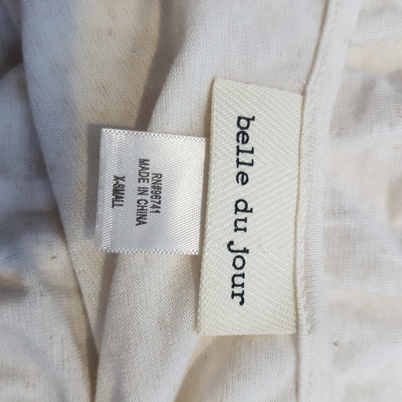 White boho floral lace tank top blouse - Picture 5 of 6